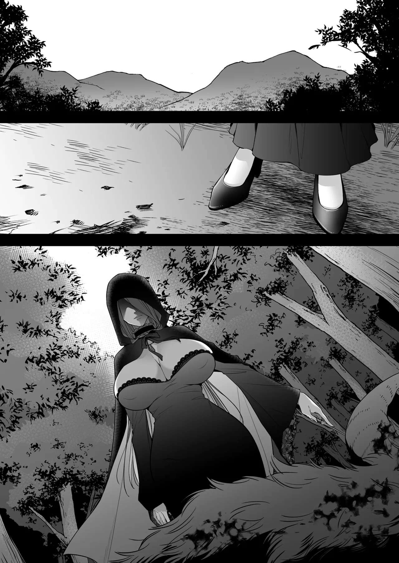 Suterareta Shounen ga 500-sai no Majo ni Fudeoroshi shite Morau Ohanashi | 被抛棄的少年讓500歲的魔女幫他破處的故事 page 2 full