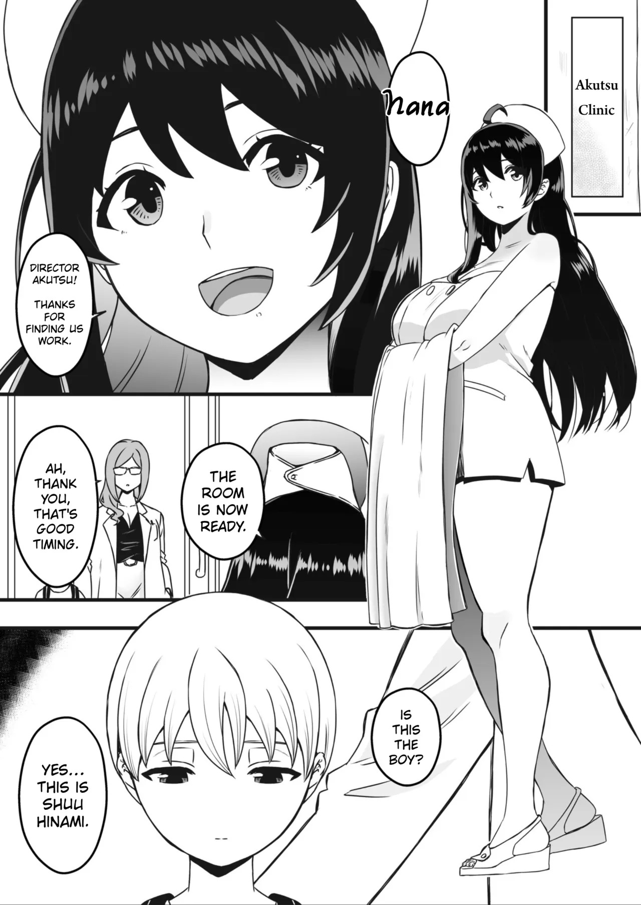 Sperm-Squeezing Clinic Staffed with Total Cumsluts! page 4 full