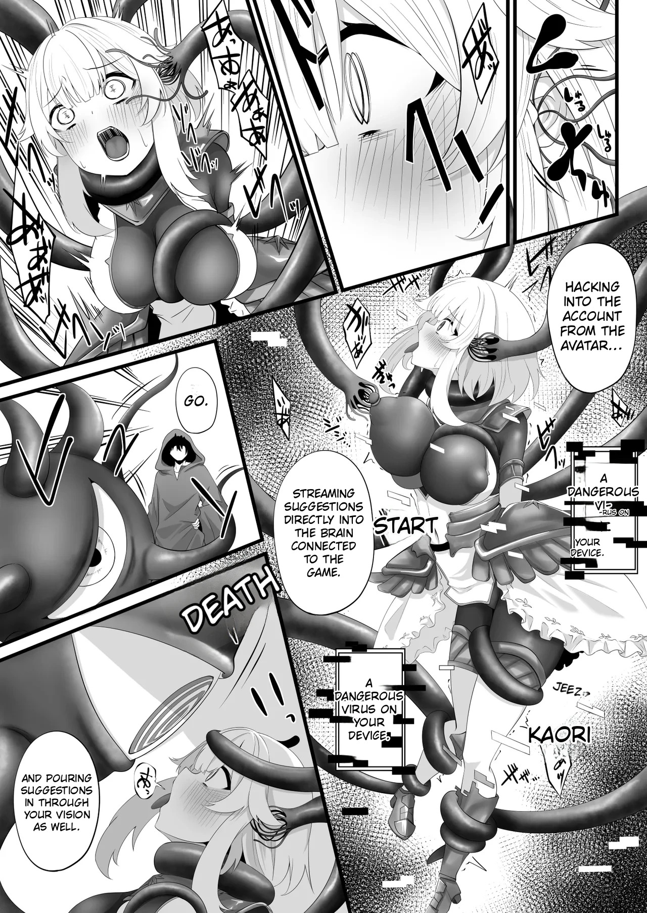 A girl’s original character in the real world and cyberspace. page 7 full