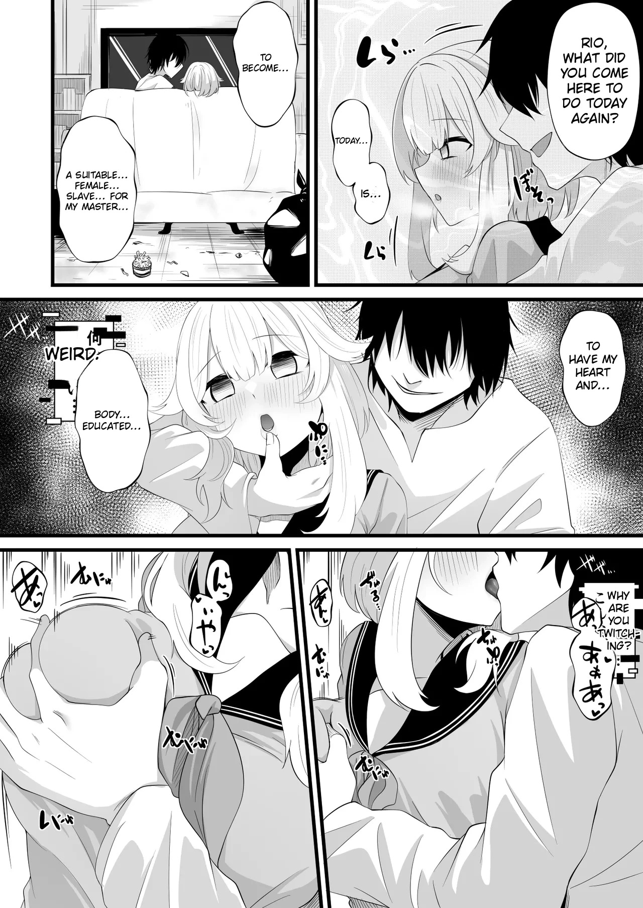 A girl’s original character in the real world and cyberspace. page 9 full