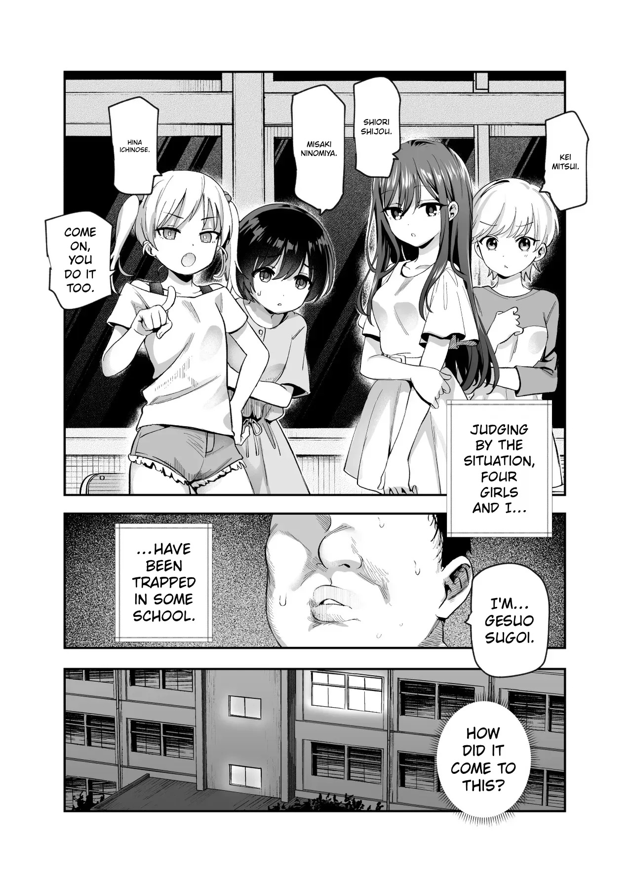 Locked in School EX: 4 Girls and Me, an Adult who is Being Trusted Against Common Sense | Gakkou ni Tojikomerarete EX Yonin no Onnanoko to Yatara Fushizen ni Shinrai sareru Otona no Ore page 10 full