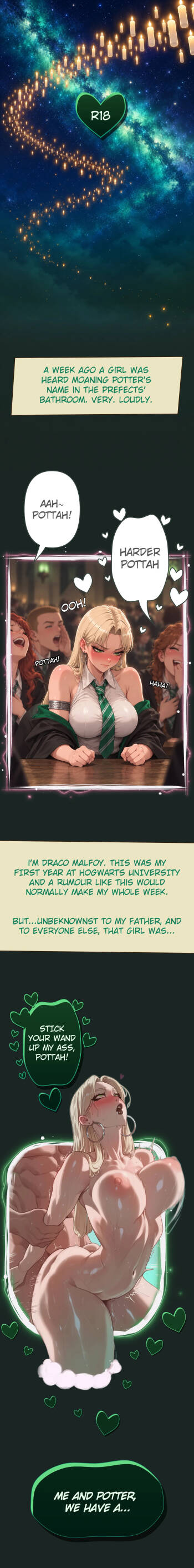 Malfoy's bet - Chapter 1 cover