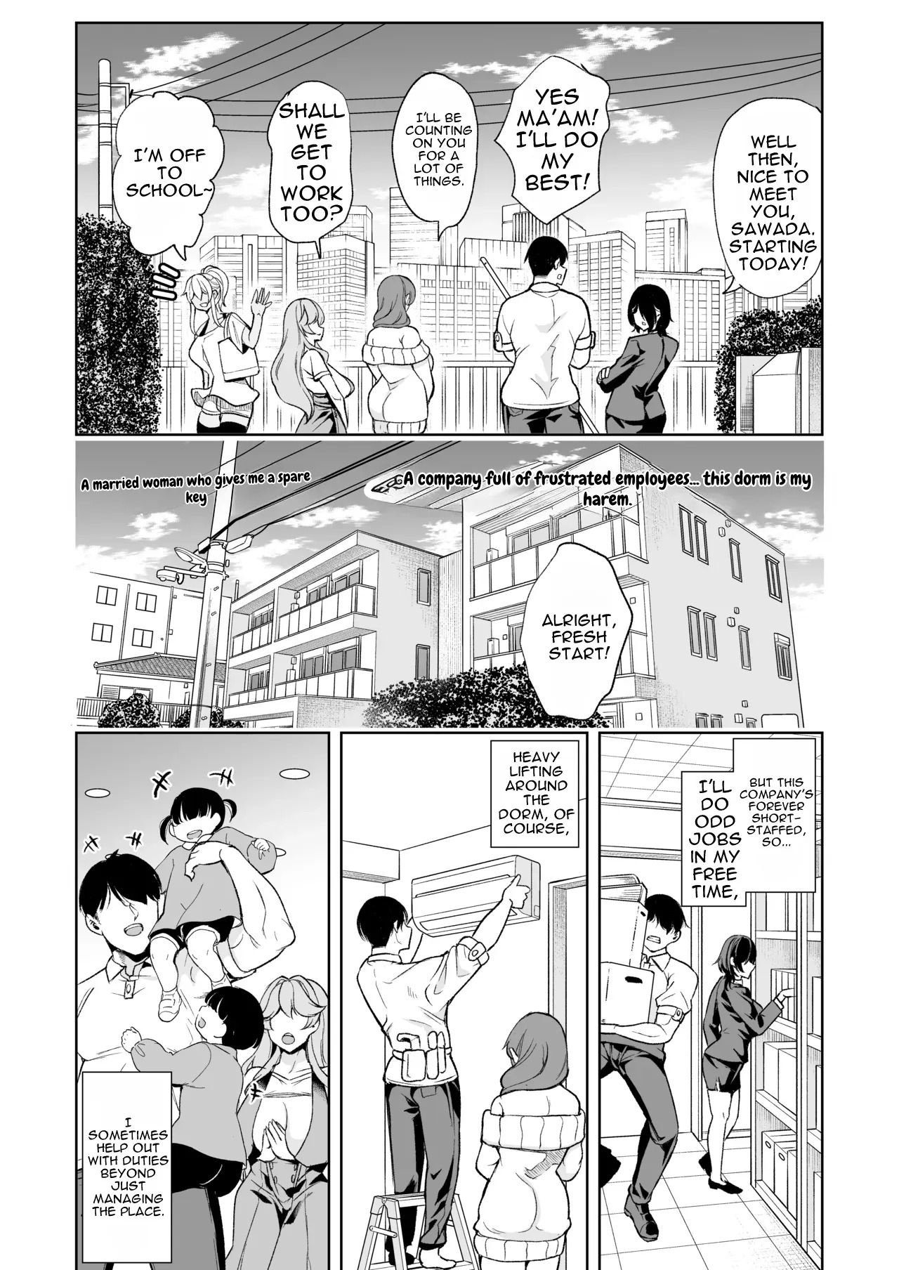 The Wife Who Gives Me a Spare Key ~Unfulfilled Employee Dorm Harem~ page 8 full