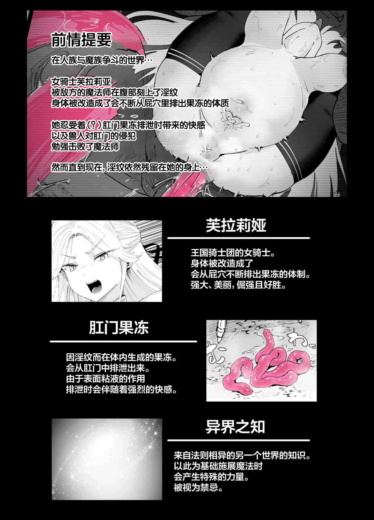 Watashi no Anal wa Yowakunai!! 2 ~ Onna Kishi-sama ga Futatabi Anal Jelly ni Kussuru Made…~ | 我的屁穴才没那么弱！！～直到女骑士大人再次向肛门果冻屈服…～ page 3 full