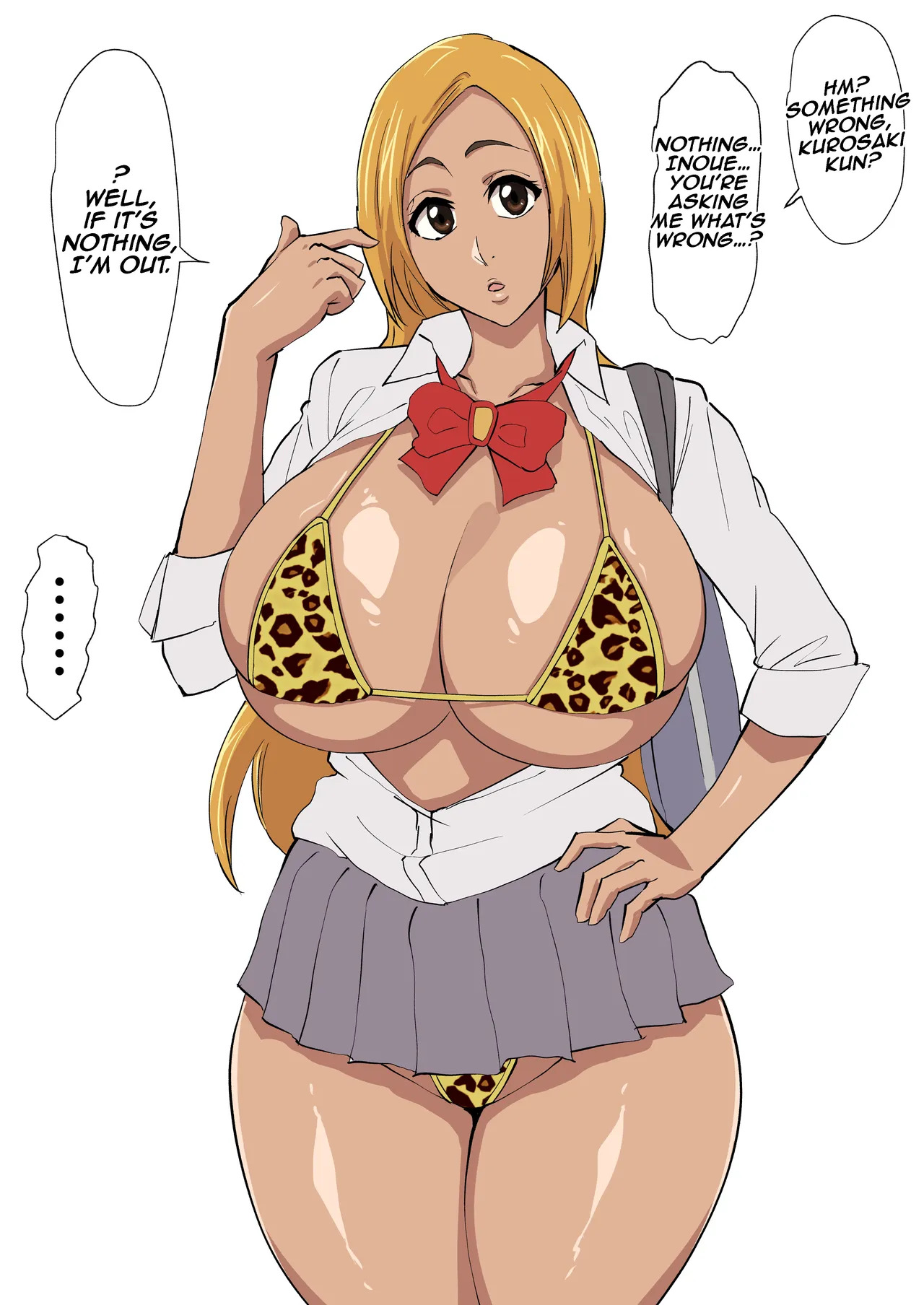 Gyaru Orihime doddles page 1 full