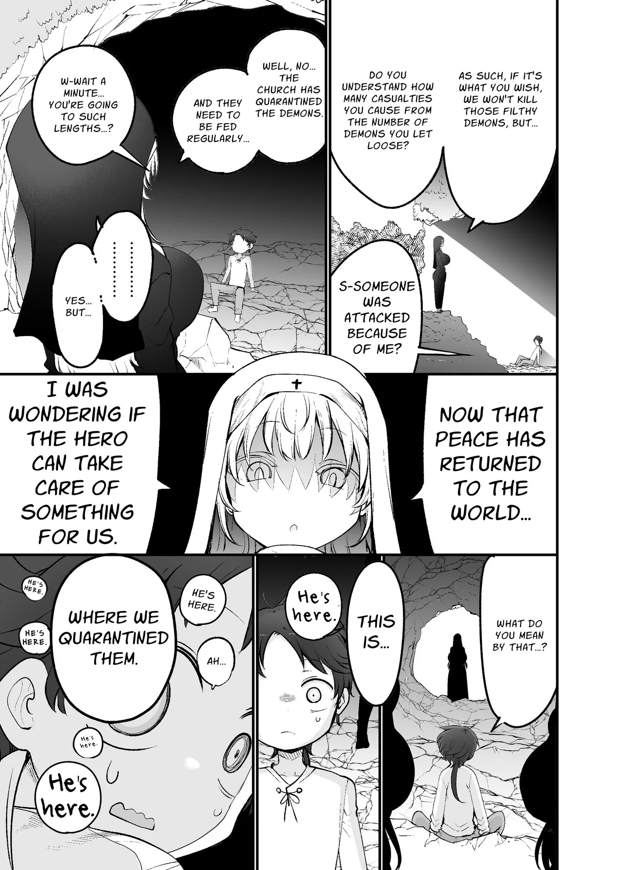 Sayonara Yuusha-sama ~Doukutsu no Naka de Minogashita Mamono Oppai ni Haiboku~ | Goodbye Hero ~defeated by the busty cave dwelling monsters that he showed mercy~ page 7 full
