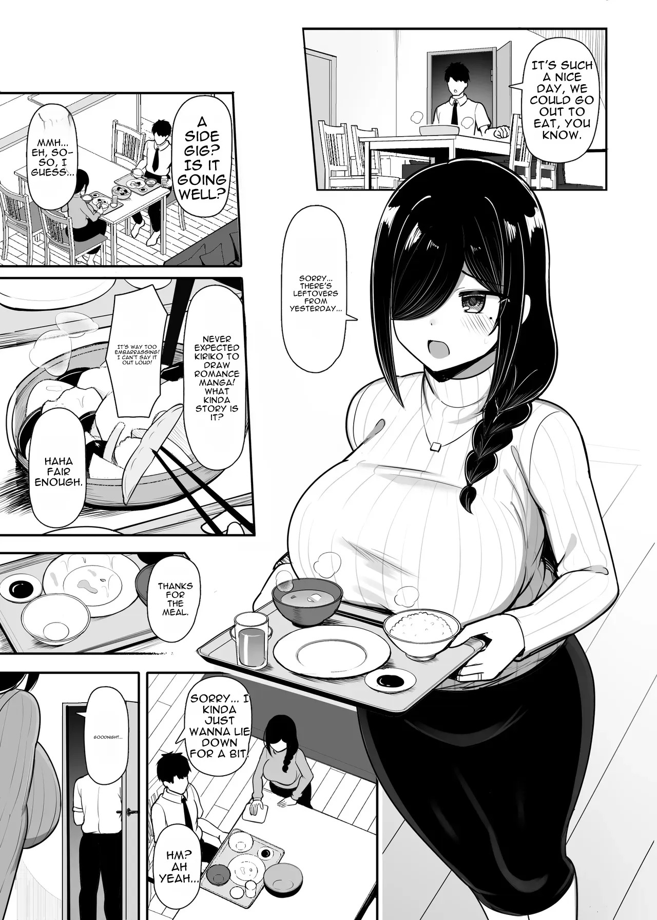 Otonari Mama wa Doujin Sakka -Seiyoku Tsuyosugi Araara Mama wa Mainichi Boku o Osotte Genkou no Neta ni Suru- page 6 full