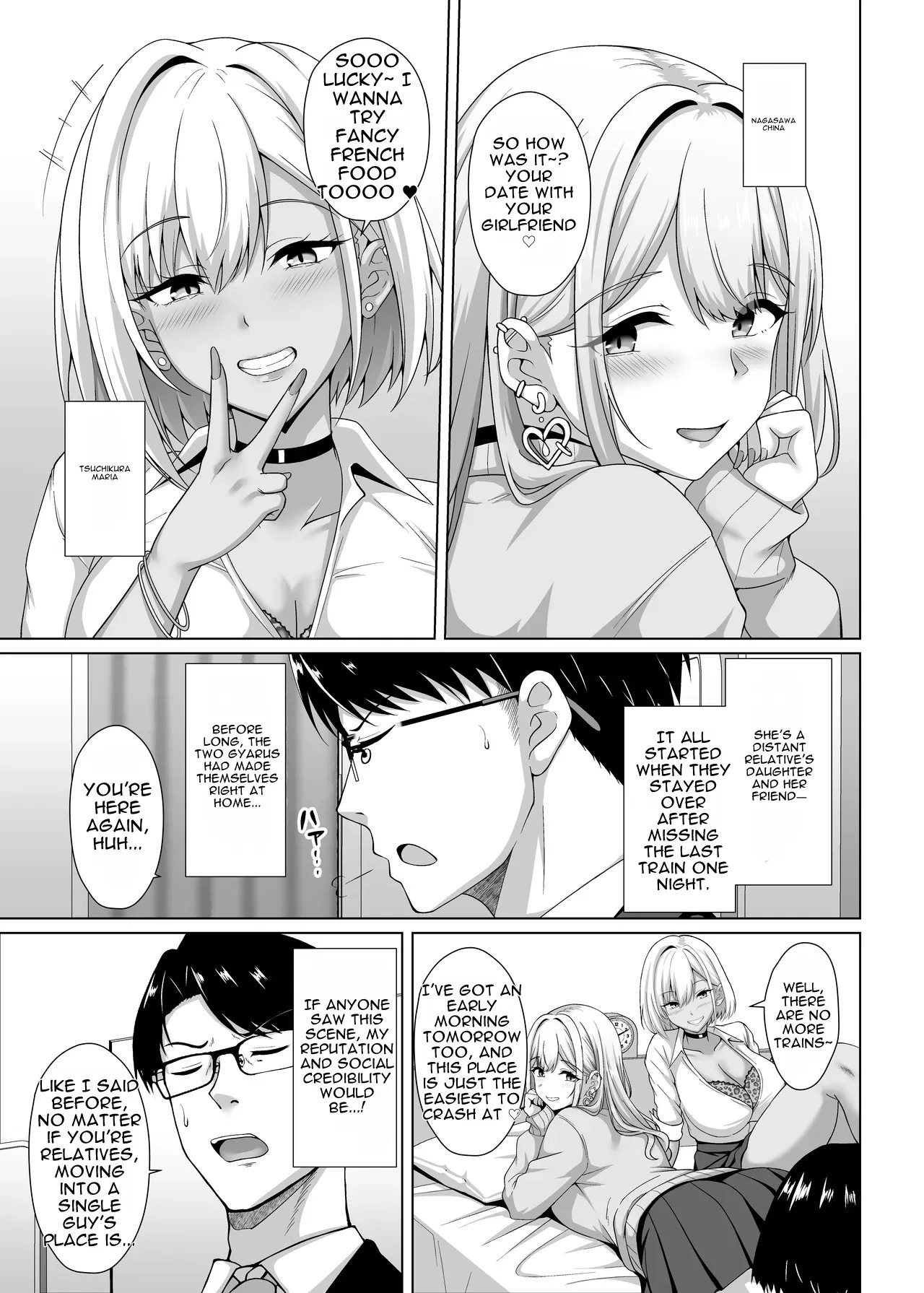 Devoured by the Shirokuro Gyaru ~Reverse NTR Ecchi Where the Adult Me Can't Go Against the Two Gyal~ page 5 full