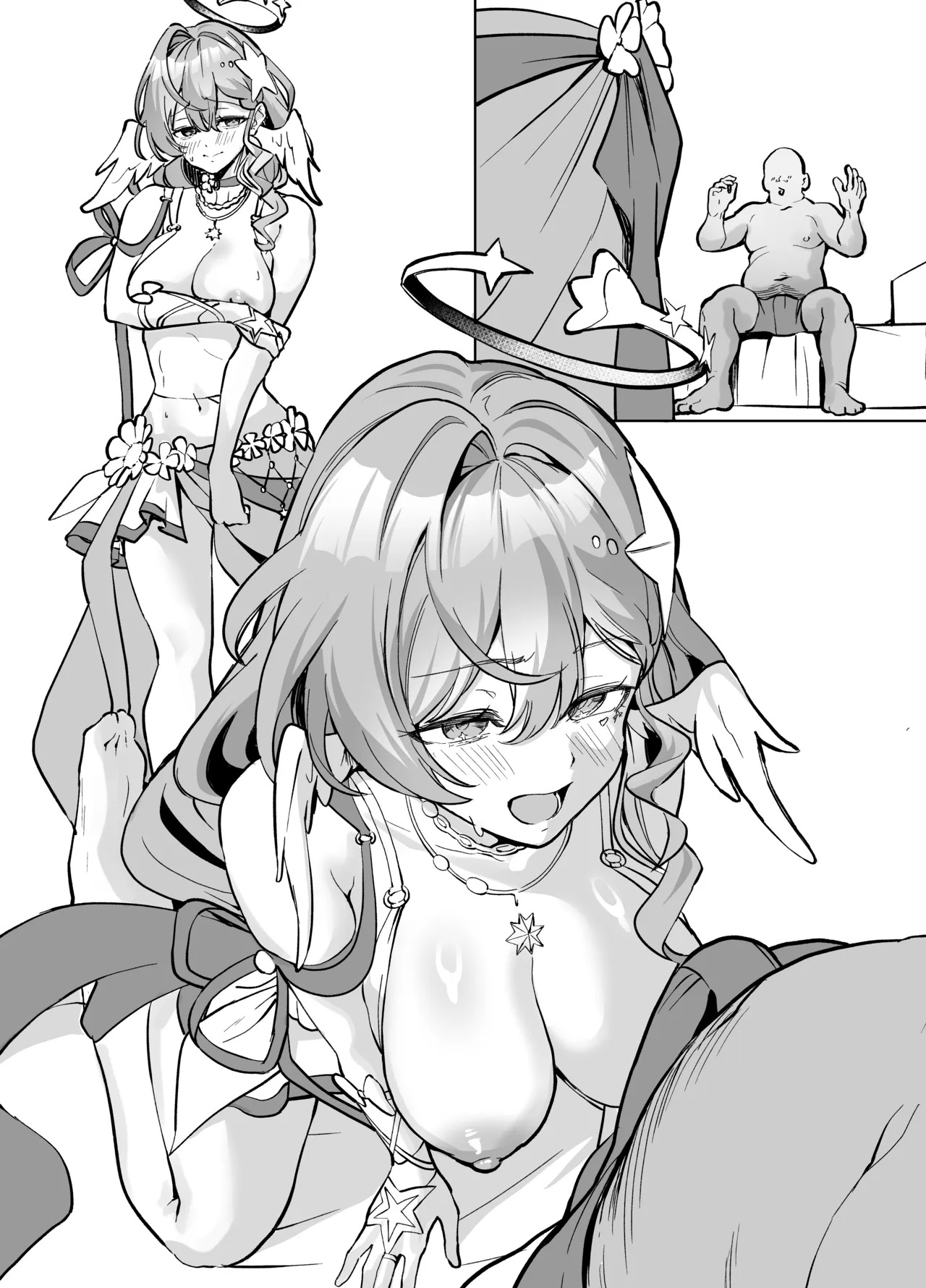 【８ｐ】※種付けおじさん注意 お兄様の指名手配を下げてもらうためにえっちなことをする話 page 9 full