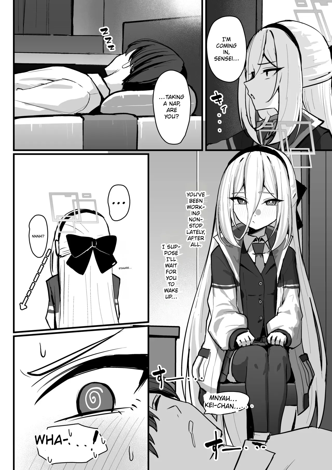 A Book Where Kei-chan Catches Someone Off Guard While They're Asleep. | Kei-chan ga Nekomi o Osou Hon page 3 full