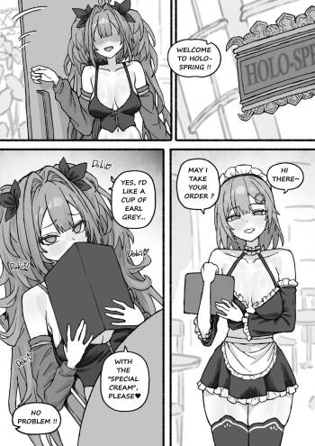 IRYS X AME Maid Cafe cover