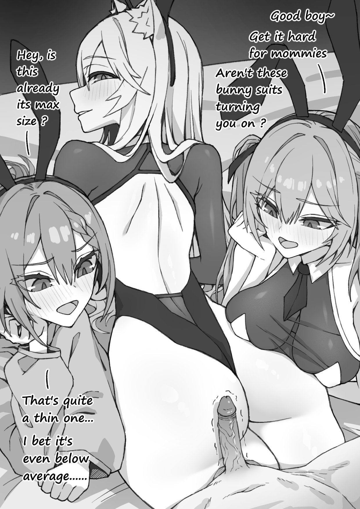 Botan X Lamy X Towa bunny girls femdom page 8 full