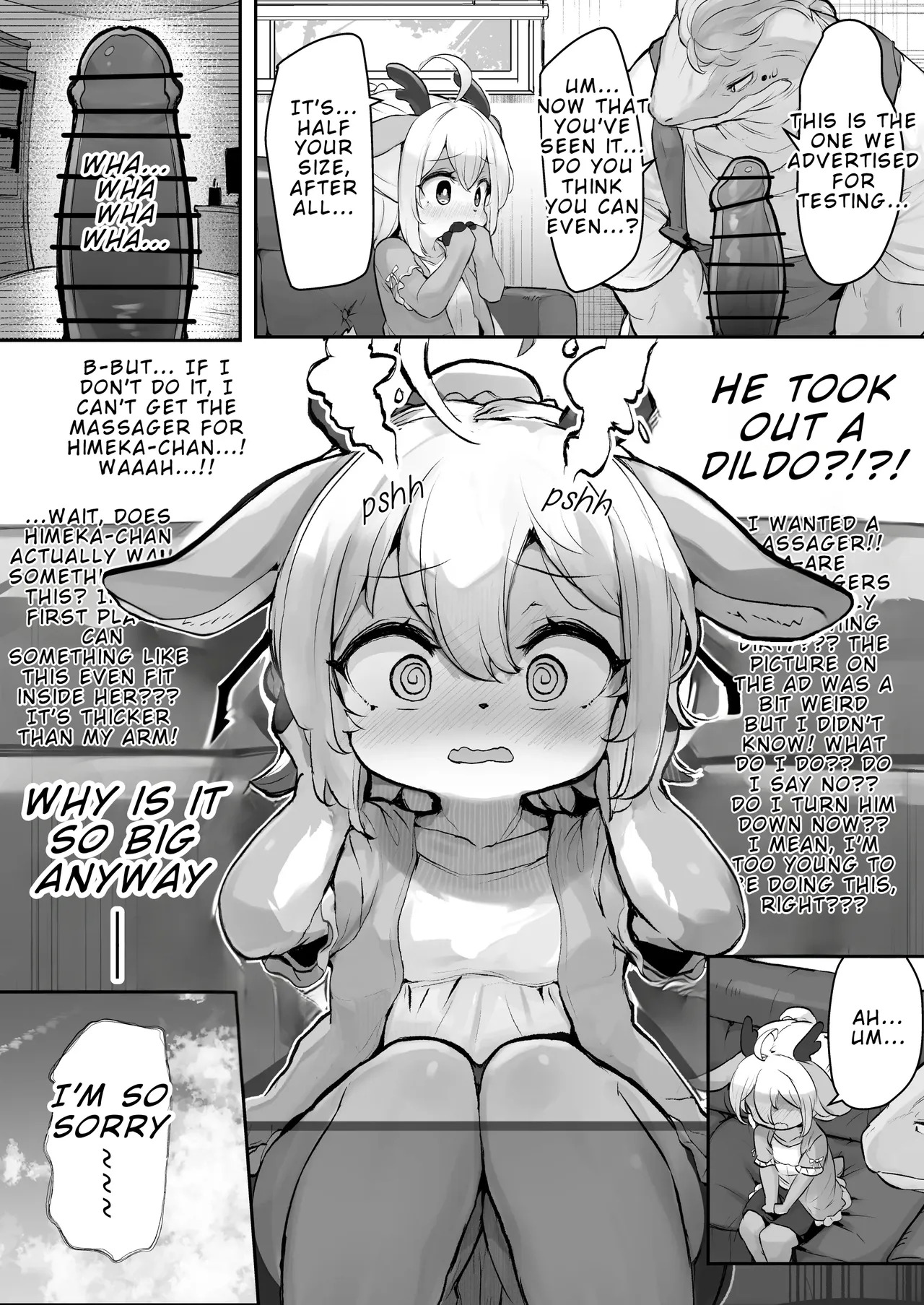 There's No Way the Serious Deer-Kin Rue-chan Would Work at a Lewd Shop! page 4 full