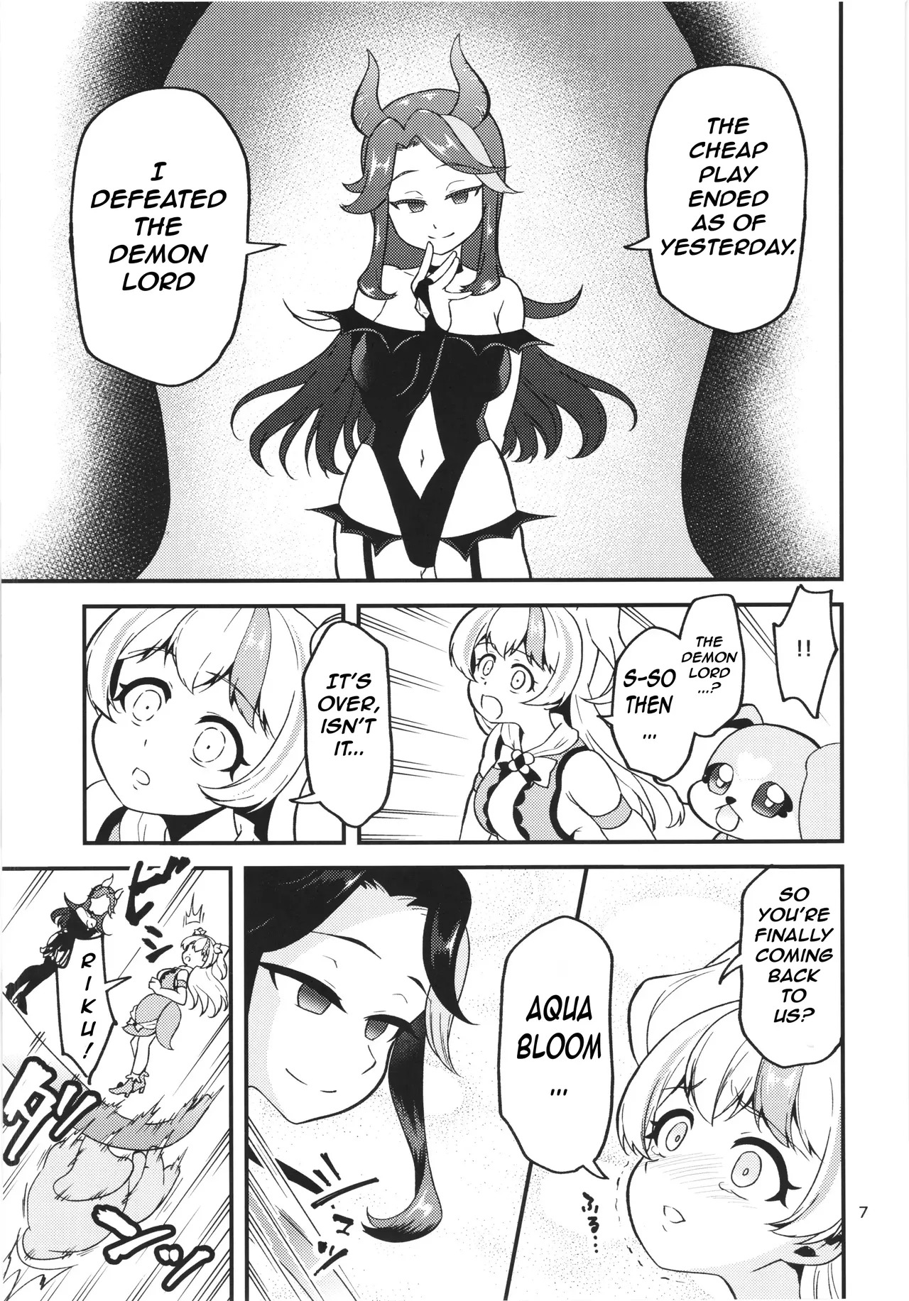 The Defeated Older Magical Girl Succumbs to Her Former Partner Witch's Tentacles page 6 full