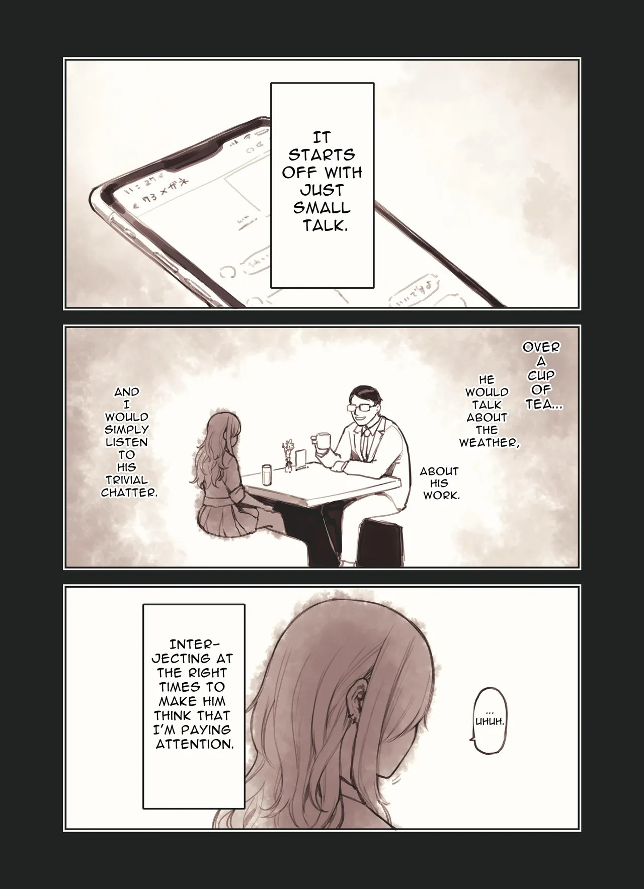 Oji-san ga Suki Sugiru Gal | The Gal That Really Loves Older Men 1 page 2 full