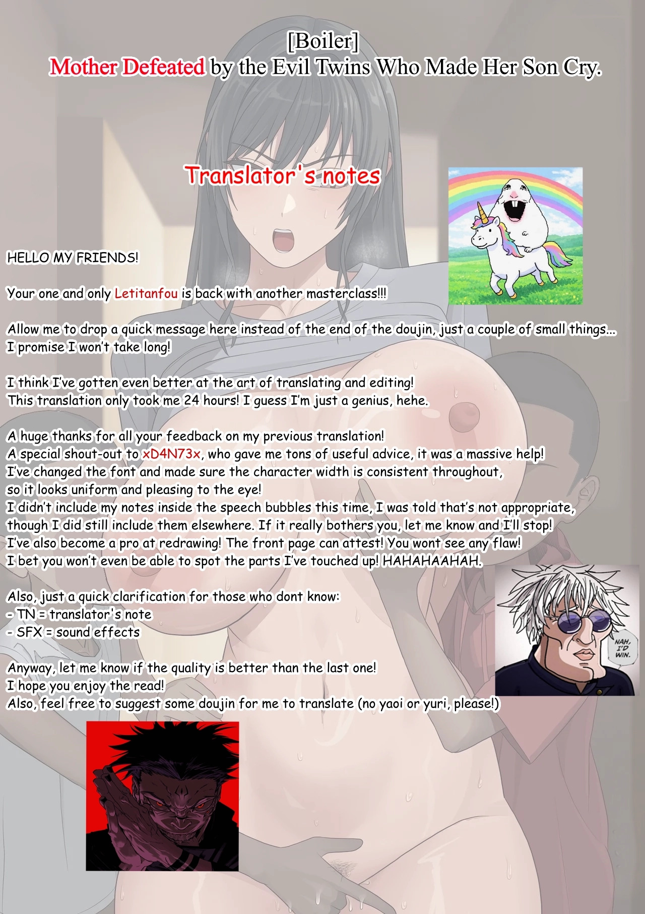 Mother Defeated by the Evil Twins Who Made Her Son Cry page 2 full