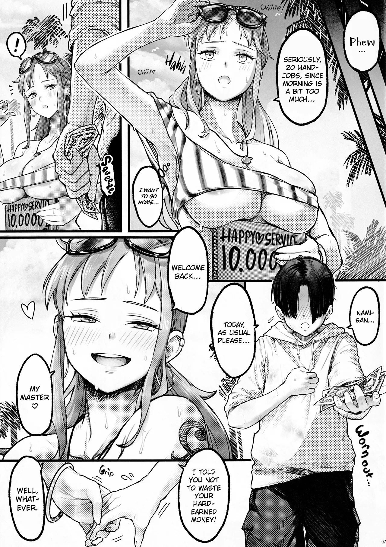 Slutty Nami Hooks Up with a Bunch of Men Outdoors!! page 8 full