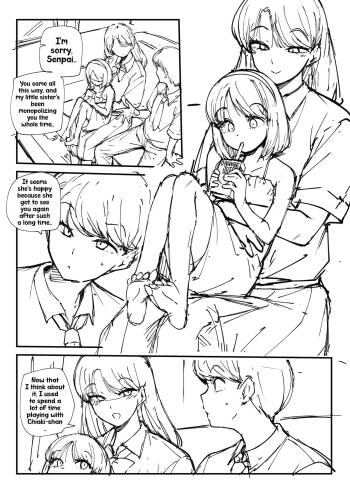 Senpai no Himitsu | Senpai's Secret  |RAW SKETCH cover