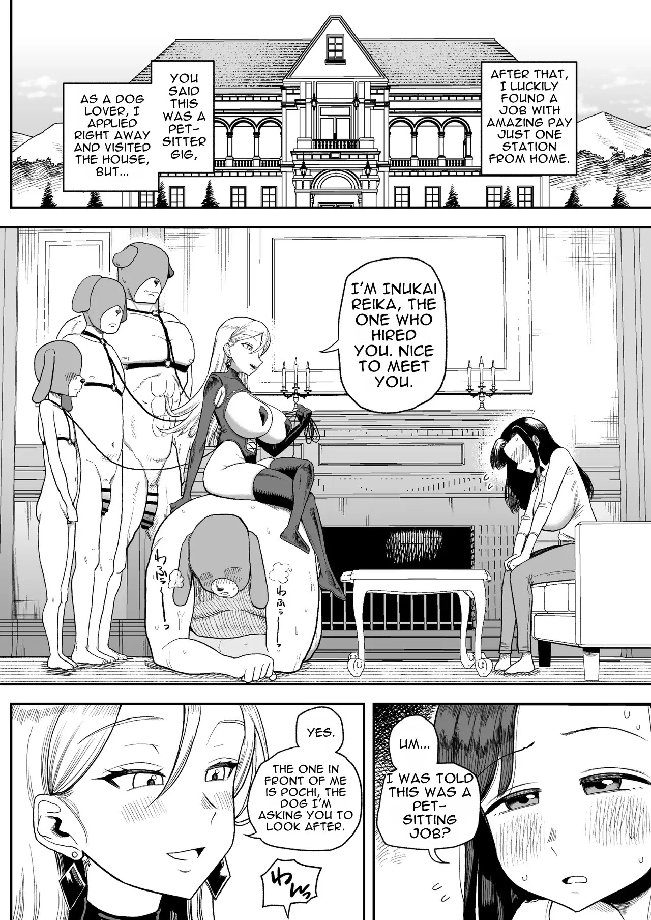 The Big-Titted Housewife, Okuteda-san , Becomes the Pervert Dog Old-Man’s Vulgar Mating Officer for the Sake of the Household Budget page 6 full